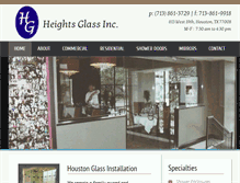 Tablet Screenshot of heightsglass.net